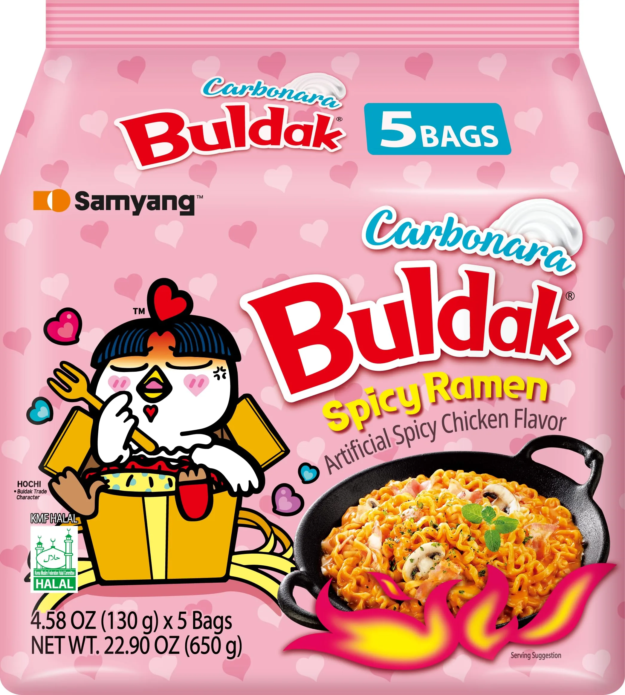 Samyang budak carbonara (South Korea)